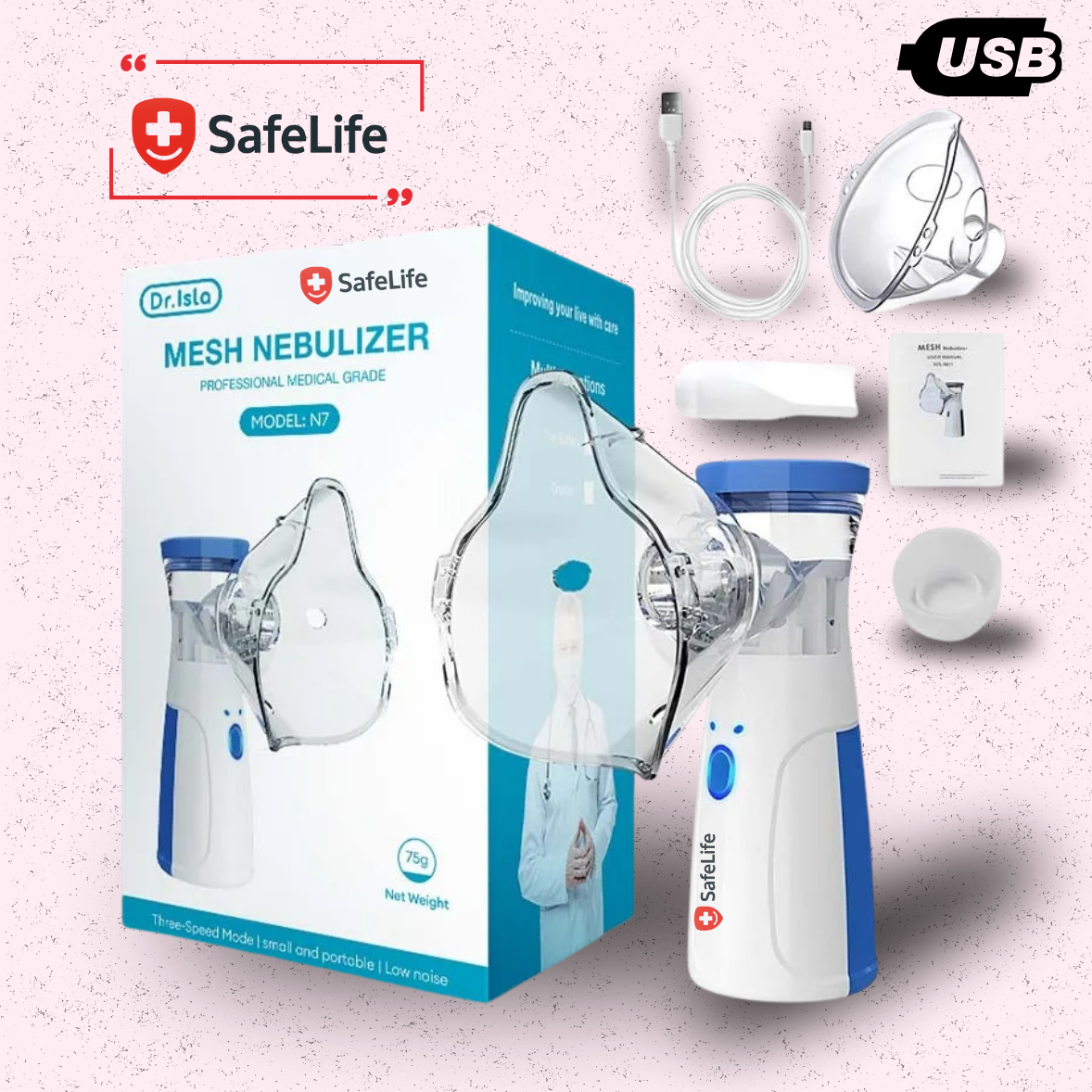 Aerosol Portatile Ricaricabile SafeLife